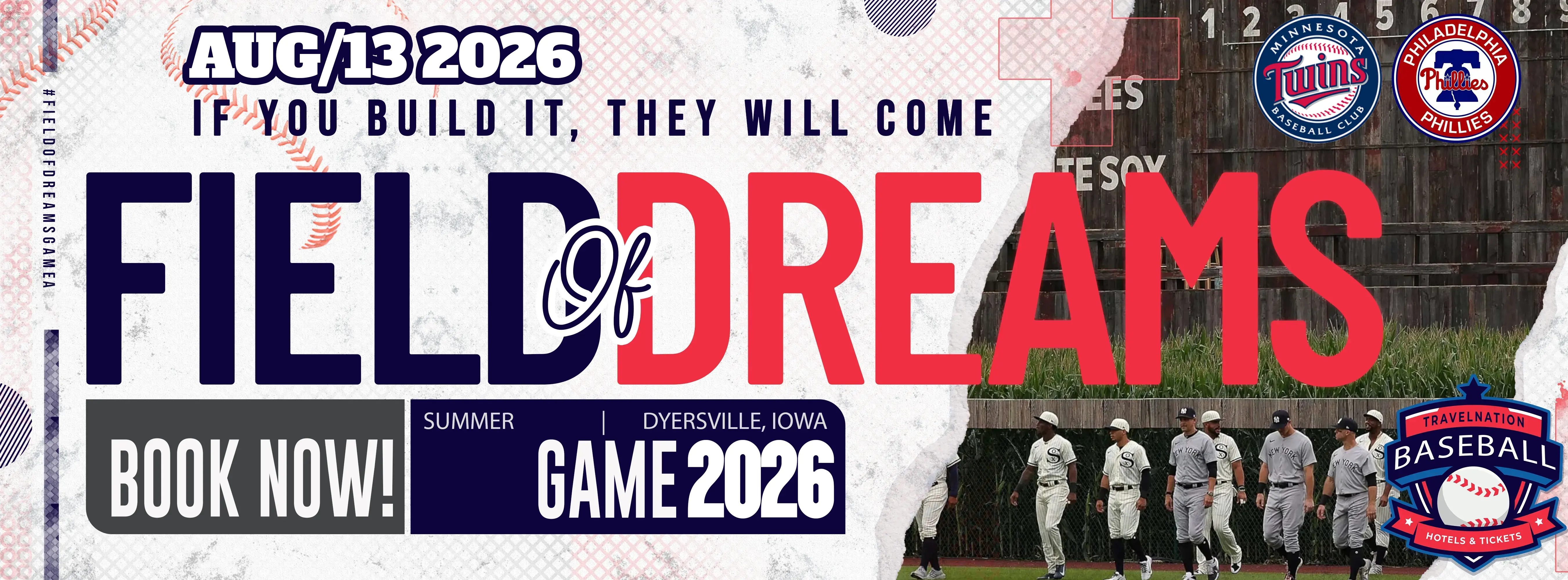 MLB Field of Dreams 2026 Tickets and Packages